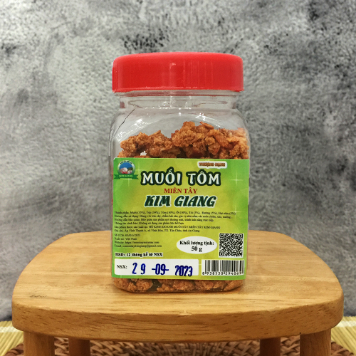 Muối Tôm Miền Tây Kim Giang - Hủ 50gr