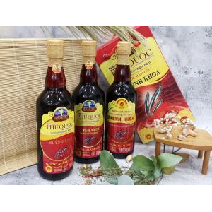 Nước Mắm Truyền Thống Cốt Nhĩ Huỳnh Khoa 43 đạm - Chai 500 ml - Hộp 2 chai