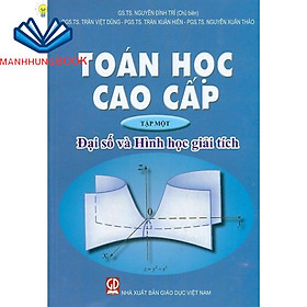 Sách - Toán Học Cao Cấp Tập Một - Đại Số Và Hình Học Giải Tích