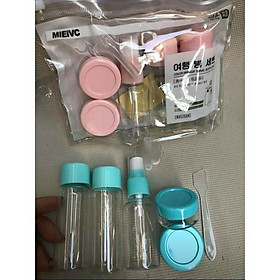 Set bộ dụng cụ  chiết mỹ phẩm 5 -7 món với nhiều kích thước khác nhau   ,có  túi zip tiện dụng nhỏ gọn dễ dàng mang theo du lịch dã ngoại