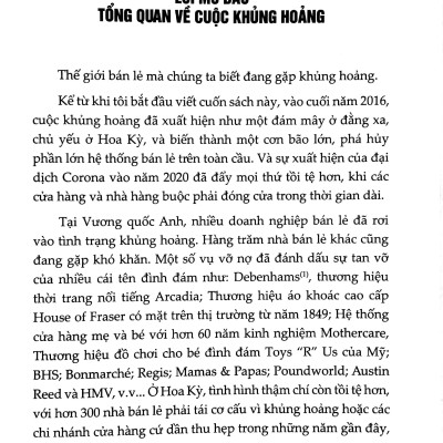 Trị Liệu Bán Lẻ - Tại Sao "Cỗ Xe" Bán Lẻ Lại Bị Hỏng Và Có Thể Làm Gì Để Sửa Chữa Chúng