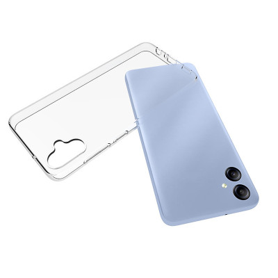 Ốp lưng silicon dẻo cho Samsung Galaxy A03, A03s, A04, A04s, A05. A05s, A06 trong suốt mỏng 0.6mm độ trong tuyệt đối chống trầy xước - hàng nhập khẩu
