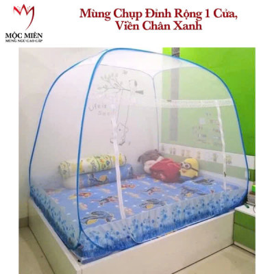 Màn Chụp , Mùng Chụp Cao Cấp Mộc Miên Đỉnh Rộng - Kích Thước 1,6mx2m - 3 cửa ( video , hình thật ) 
