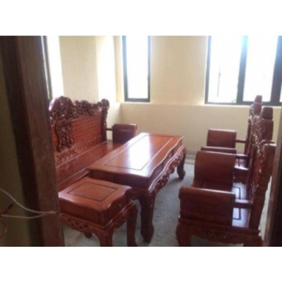 ️Bộ ghế hoàng gia gỗ gõ đỏ hoàn thiện sơn pu