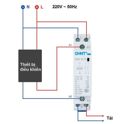 Khởi đông từ, contactor Chint 25A,40A và 63A 220V