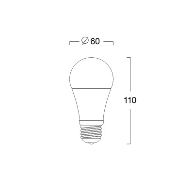 BÓNG LED BULB L&E#LED-Bulb-850LM/840/9W/E27 COOL WHITE