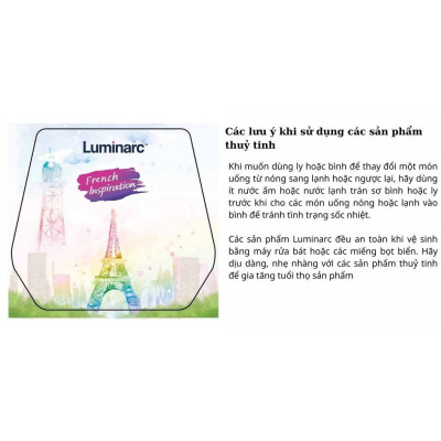 Hũ Thủy Tinh Luminarc Rondo Blue 1L - L0364