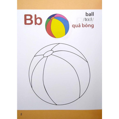 Sách - Giờ Học Tô Màu của Bé - Bảng Chữ Cái - Tân Việt Books