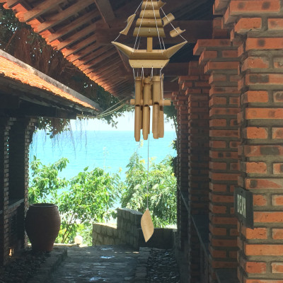 Chuông gió tre hình con thuyền