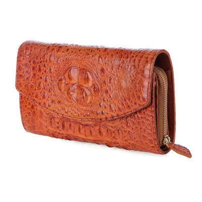 Túi Đeo Chéo Nữ Da Cá Sấu Huy Hoàng HT6230 (14.5 x 24.5 cm) - Vàng