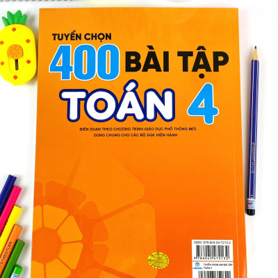 Sách - Tuyển Chọn 400 Bài Tập Toán 4 - Biên soạn theo chương trình GDPT mới - ndbooks