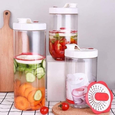 HỘP MUỐI CHUA DƯA CÀ, NGÂM HOA QUẢ HÀN QUỐC LOẠI CAO 2.1 LÍT - HÀNG NHẬP KHẨU