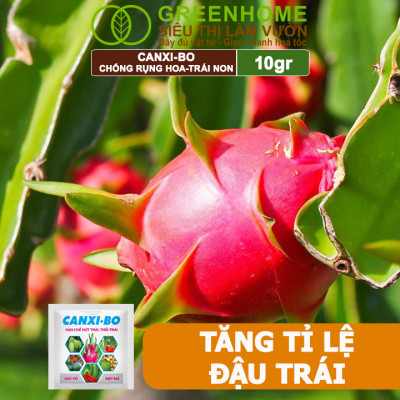 Phân Bón Canxi Bo Greenhome, Viên 10Gr, Tăng Đậu Trái, Chống Rụng Hoa Và Trái Non, Chống Thối Trái