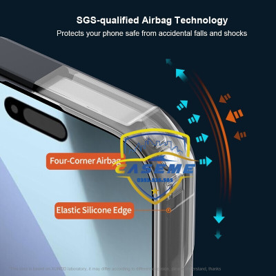 Ốp Lưng XUNDD Dành Cho iPhone Air, iPhone 17, iPhone 17 Pro, iPhone 17 Pro Max Chống Sốc, TPU + Acrylic Trong Suốt, Bảo Vệ Camera - Hàng chính hãng