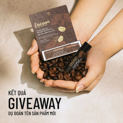Combo Cà phê Đắk Lắk làm sạch da chết cơ thể Cocoon 200ml + Son tẩy da chết môi cà phê Đắk Lắk Cocoon 5g