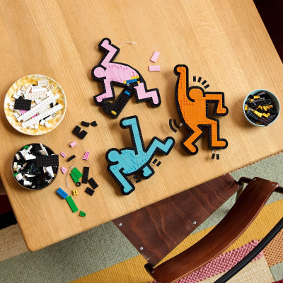 Đồ Chơi Lắp Ráp Nhân Vật Nhảy Múa Của Keith Haring LEGO ART 31216 (1773 chi tiết)