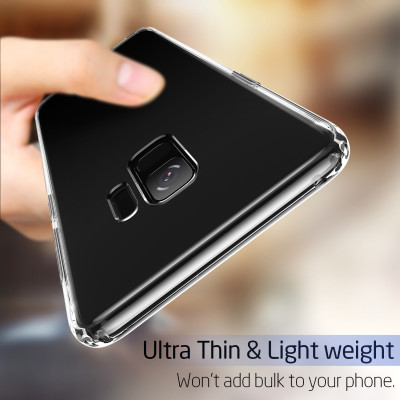 Ốp lưng silicon chống sốc cho Samsung Galaxy S8 hiệu Likgus Crashproof giúp chống chịu mọi va đập  - Hàng chính hãng