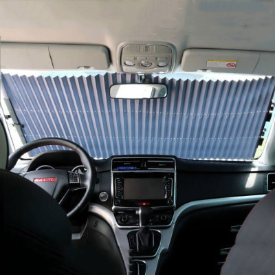 Rèm bạt che nắng kính lái xe hơi xe ô tô dây cuốn tự động chất liệu Polyester cao cấp