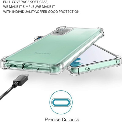 Ốp lưng chống sốc trong suốt cho Samsung Galaxy S20 Likgus Crashproof giúp chống chịu mọi va đập - hàng nhập khẩu