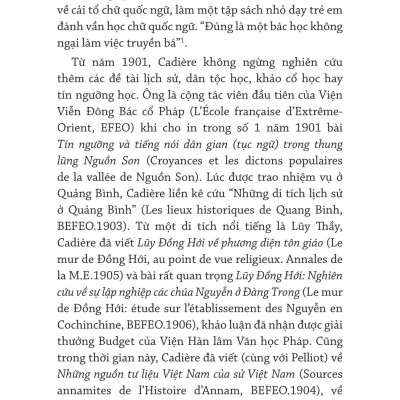 Sách - Cố Cả Léopold Cadière - Từ Việt Nam Học Đến Việt Nam Hóa