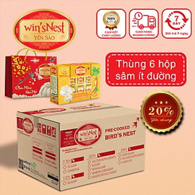 (Thùng  06 hộp) Yến Sào win