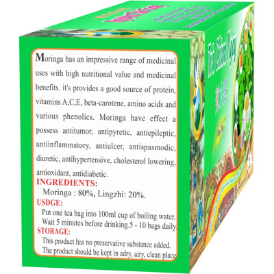 ComBo 5 Hộp Trà Chùm Ngây Ngăn Ngừa Khối U, Chống Lại Tiểu Đường Loãng Xương Làm Đẹp Da (Hộp 50 Túi Lọc X 2g)- Nguyên Thái Trang - Thảo Dược Thiên Nhiên – Tốt Cho Sức Khỏe