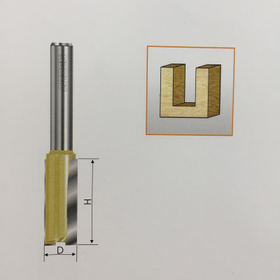 Mũi phay, mũi soi, mũi cắt cạnh thẳng 1/4"x2.5mm ARDEN (1 mũi)