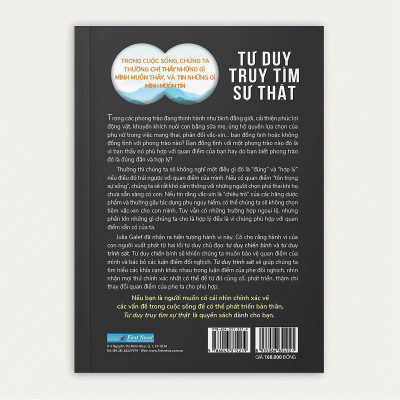 Sách - Tư Duy Truy Tìm Sự Thật - First News