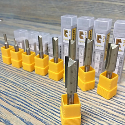 Mũi phay, mũi soi, mũi cắt cạnh thẳng 1/4"x2.5mm ARDEN (1 mũi)