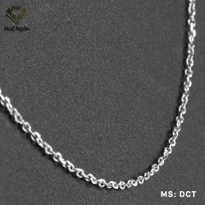 Dây chuyền bạc Ý 925 Huệ Ngân- Dây Chữ Thập