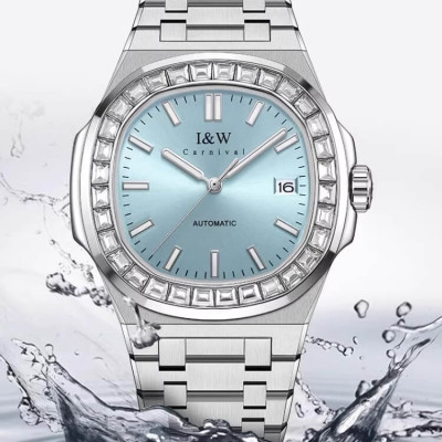 Đồng hồ nam chính hãng IW CARNIVAL IW750G-1 Kính sapphire ,chống xước,Chống nước ,Bảo hành 24 tháng,Máy cơ (Automatic)