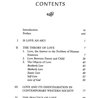 The Art of Loving