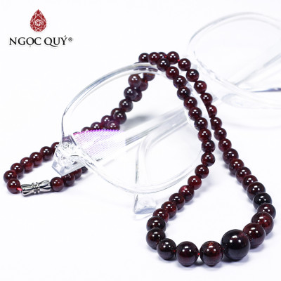 Chuỗi cổ đá Garnet mệnh hỏa, thổ - Ngọc Quý Gemstones