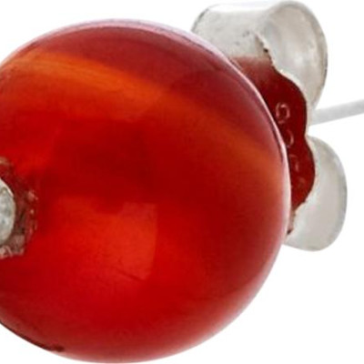 Bộ Bông Tai Và Mặt Dây Chuyền Mã Não Đỏ Ngọc Quý Gemstones BT3