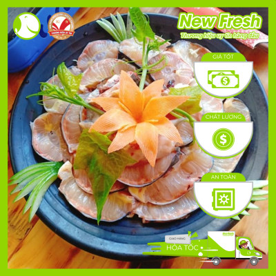 [GIAO NHANH HCM] Cá Tầm Cắt Khoanh - Túi 1Kg