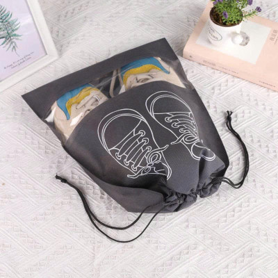 Giỏ  đựng giày  - Túi Đựng Giày Dép , Quần Áo Du Lịch Họa Tiết,Tiện Lợi, Gọn Nhẹ Có Dây Rút Chống Bẩn