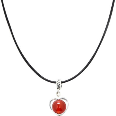 Bộ Bông Tai Và Mặt Dây Chuyền Mã Não Đỏ Ngọc Quý Gemstones BT3