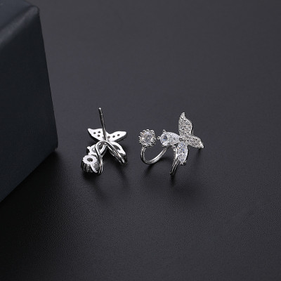 Bông tai cánh bướm đá sang chảnh tiểu thư thanh lịch