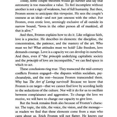 The Art of Loving