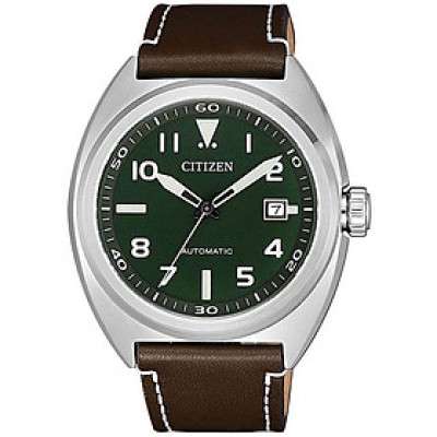 Đồng Hồ Nam Citizen Dây Da NJ0100-38X - Mặt Xanh
