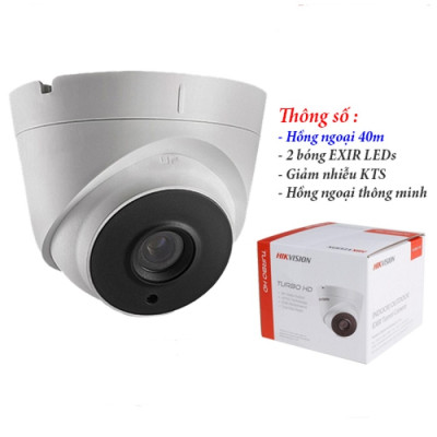 Camera HD-TVI Dome Hồng Ngoại 2MP HIKvision DS-2CE56D0T-IT3 - Hàng Chính Hãng