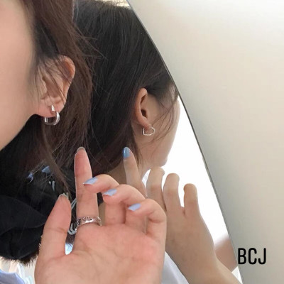 Bông tai bạc thời trang chốt ren xoắn cao cấp chất liệu bằng bạc ta SA0095 - Bạc trang sức PKG