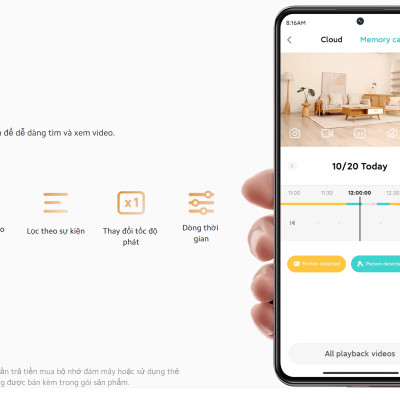 Camera Xiaomi Wifi 360 Mi Home Security Độ Phân Giải Full HD 1080P Đàm Thoại 2 Chiều Cảm Biến Chuyển Động, Chế Độ Chống Trộm - Hàng chính hãng