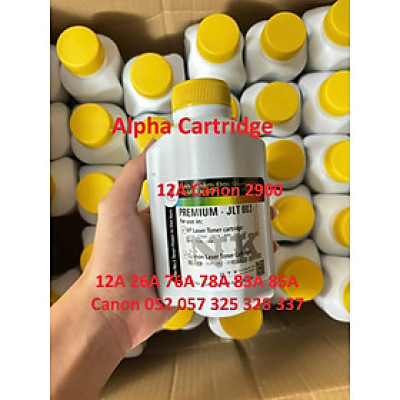 Mực nạp 12A hàng chính hãng Alphacartridge dành cho hộp mực 26A 05A 49A FX9 máy in Canon 2900 3000 3300 6300 251dw 252dw HP 1010 1020 2055 Pro 400 m402 m402nw 1230