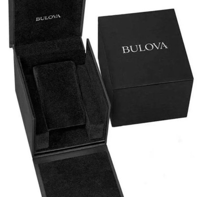 Đồng Hồ Nam Bulova Dây Thép Không Gỉ 98A224 - Mặt Đen (Sapphire)