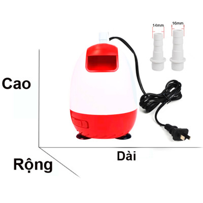 Máy bơm hút đáy BAOYU BY-301 7.5W bơm chìm hút cặn 360 độ bể cá cảnh thủy sinh BY301