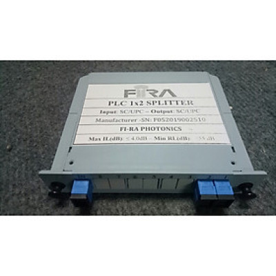 Bộ chia quang PLC 1*2 SC/UPC dạng Box - Hàng chính hãng