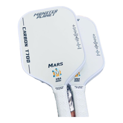 ￼Fee ship 1 Vợt Pickleball Mars Chuyên Nghiệp USAPA Approved. Raw Carbon T-700 Nhám, Hỗ Trợ Xoáy và Kiểm soát bóng