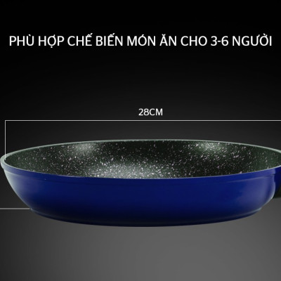 Chảo Đá Hoa Cương Đáy Từ Sunhouse SFP28B - Hàng Chính Hãng