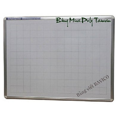 Bảng mica trắng 60x80cm - có ô ly